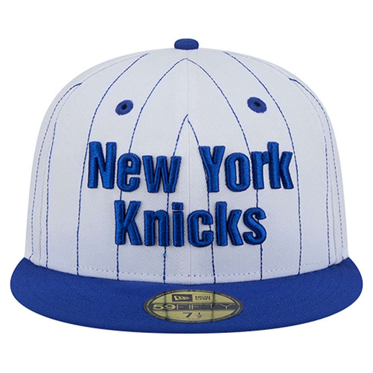 NBA New York Knicks Wordmark Pinstripe 59FIFTY Fitted Hat