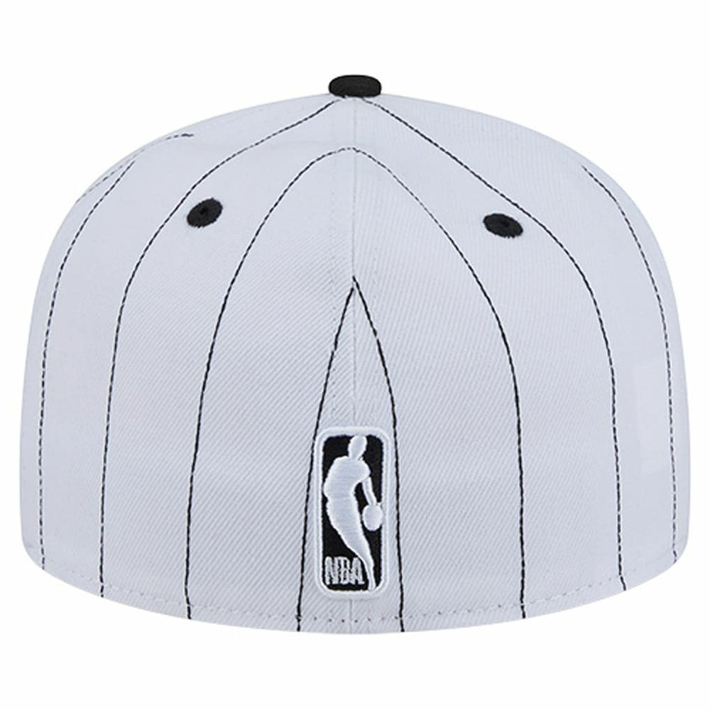 NBA Chicago Bulls Wordmark Pinstripe 59FIFTY Fitted Hat
