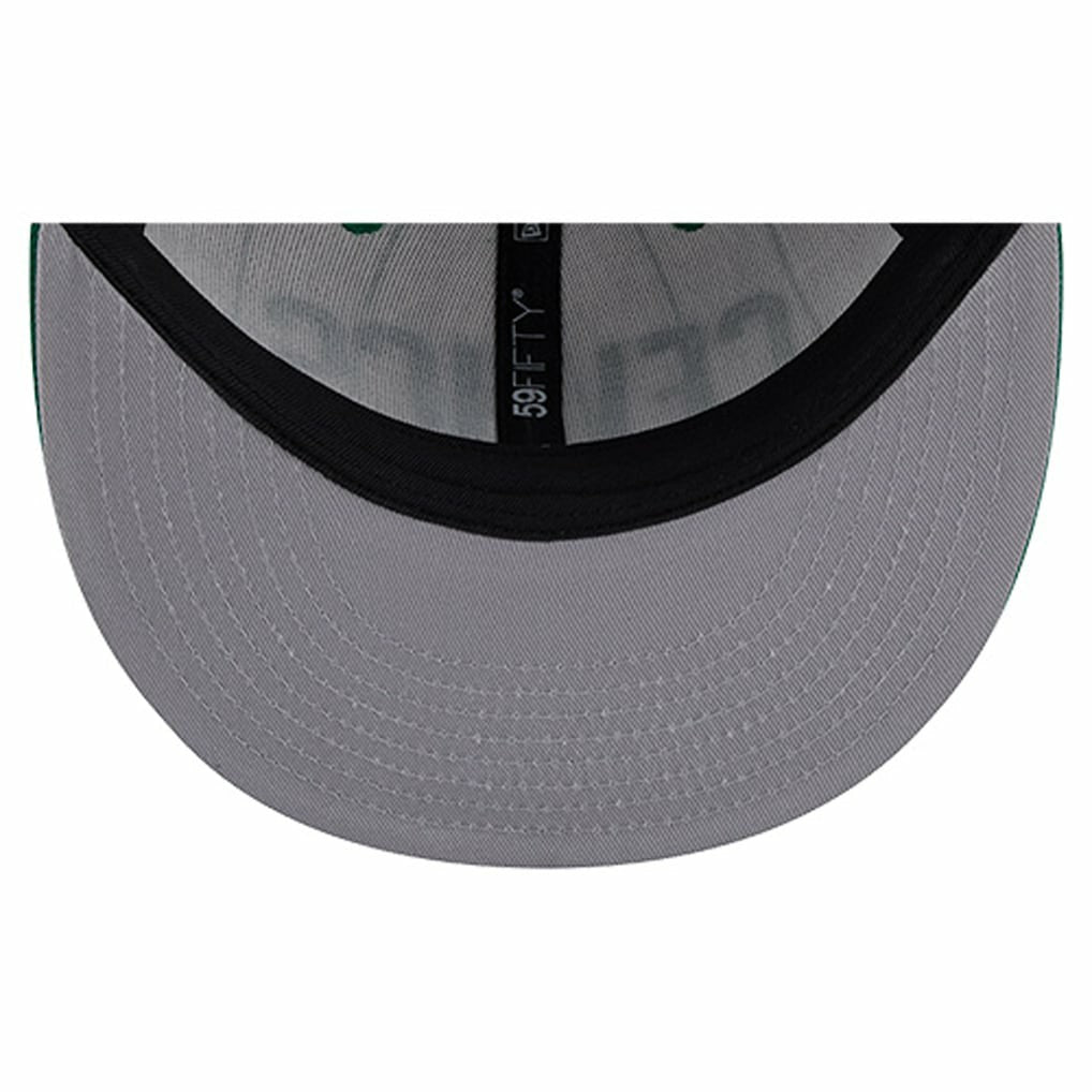 NBA Boston Celtics Wordmark Pinstripe 59FIFTY Fitted Hat