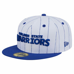 NBA Golden State Warriors Wordmark Pinstripe 59FIFTY Fitted Hat sale