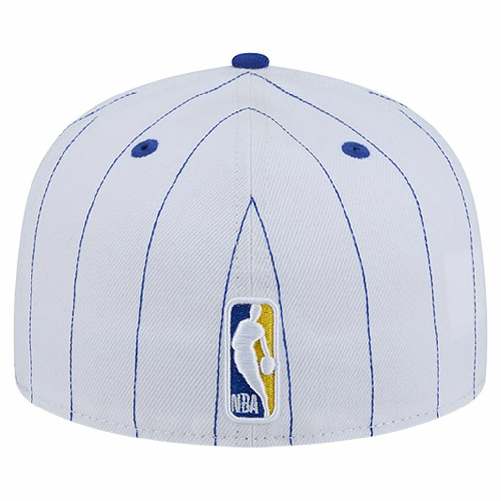 NBA Golden State Warriors Wordmark Pinstripe 59FIFTY Fitted Hat sale