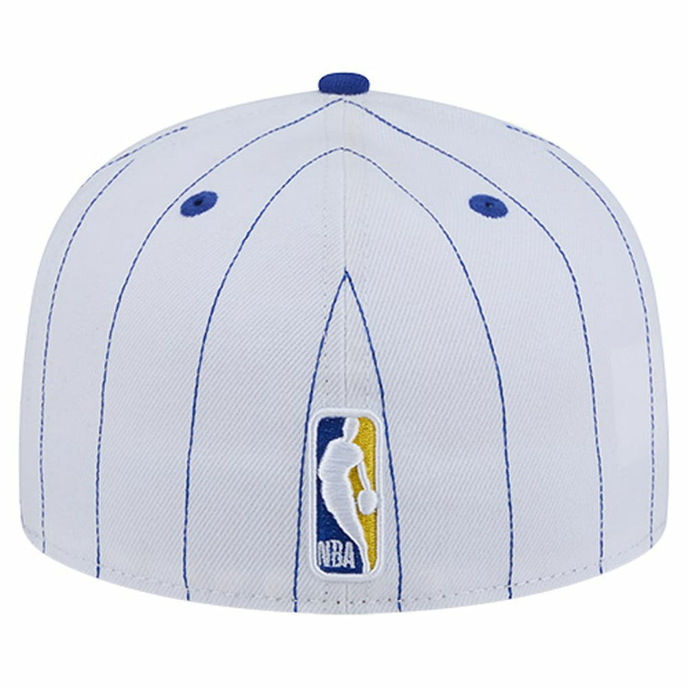 NBA Golden State Warriors Wordmark Pinstripe 59FIFTY Fitted Hat sale