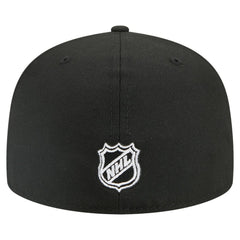 NHL Black Philadelphia Flyers New Era Faded Lines 59FIFTY Fitted Hat