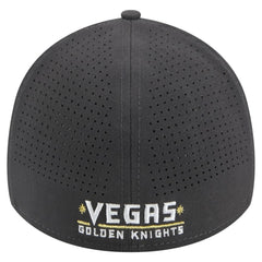 NHL Gray Vegas Golden Knights New Era Zig Zag 39THIRTY A-Frame Perforated Flex Hat