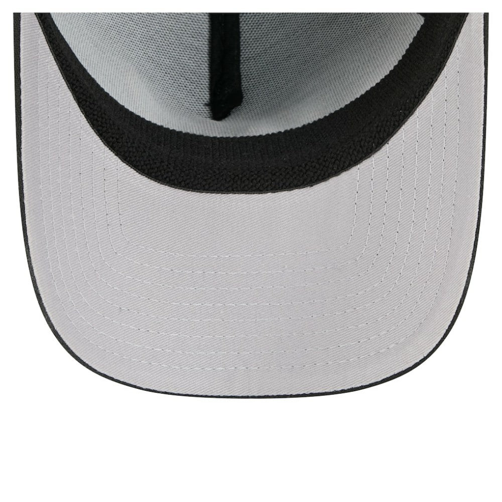 NHL Black Detroit Red Wings New Era 39THIRTY A-Frame Perforated Flex Hat