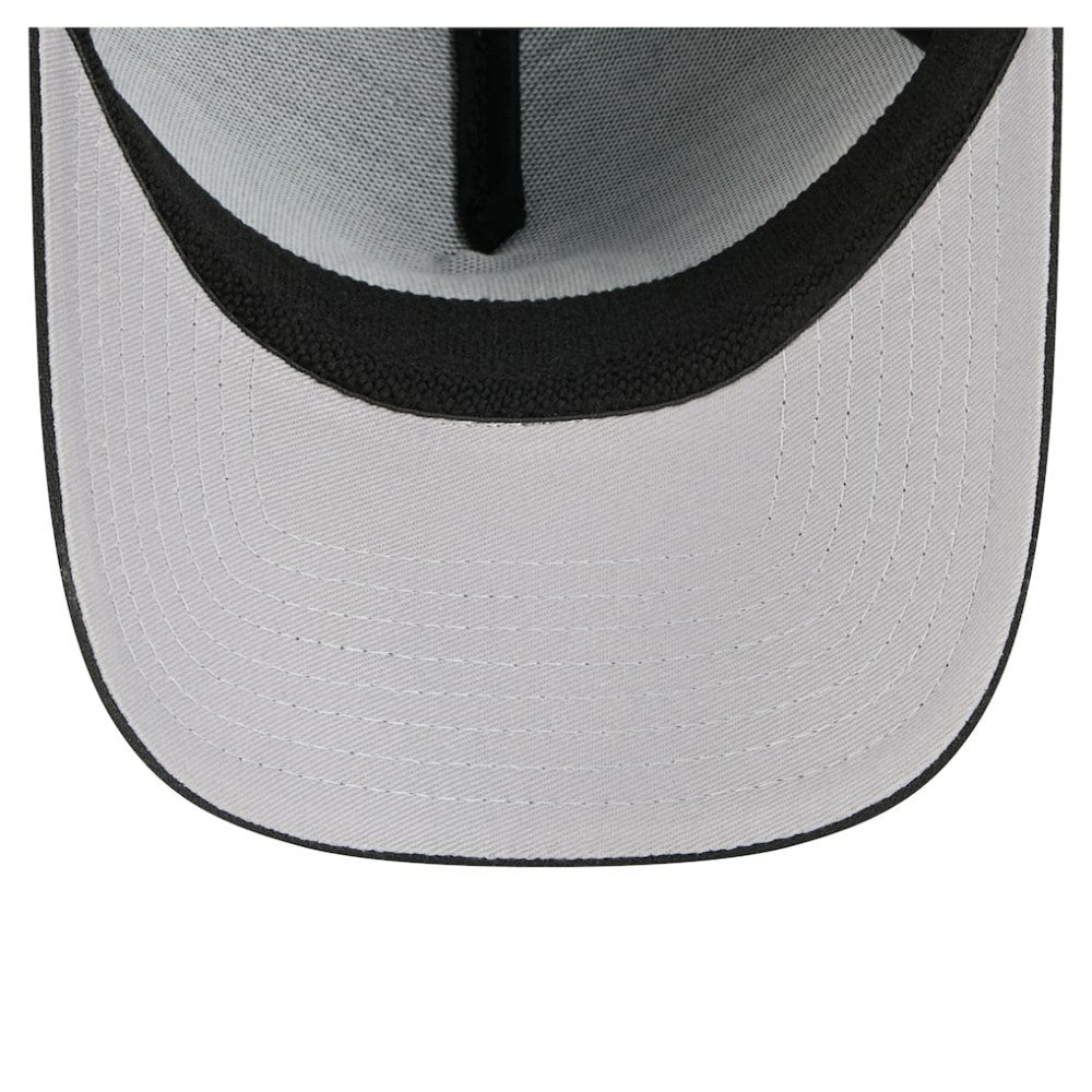 NHL Black Boston Bruins New Era 39THIRTY A-Frame Perforated Flex Hat