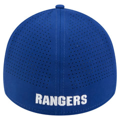 NHL Blue New York Rangers New Era 39THIRTY A-Frame Perforated Flex Hat
