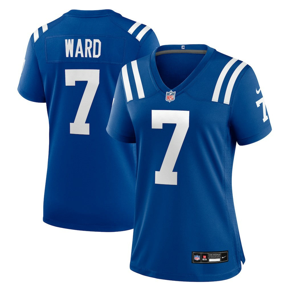Charvarius Ward  Women's Team Game Jersey - Indianapolis Colts