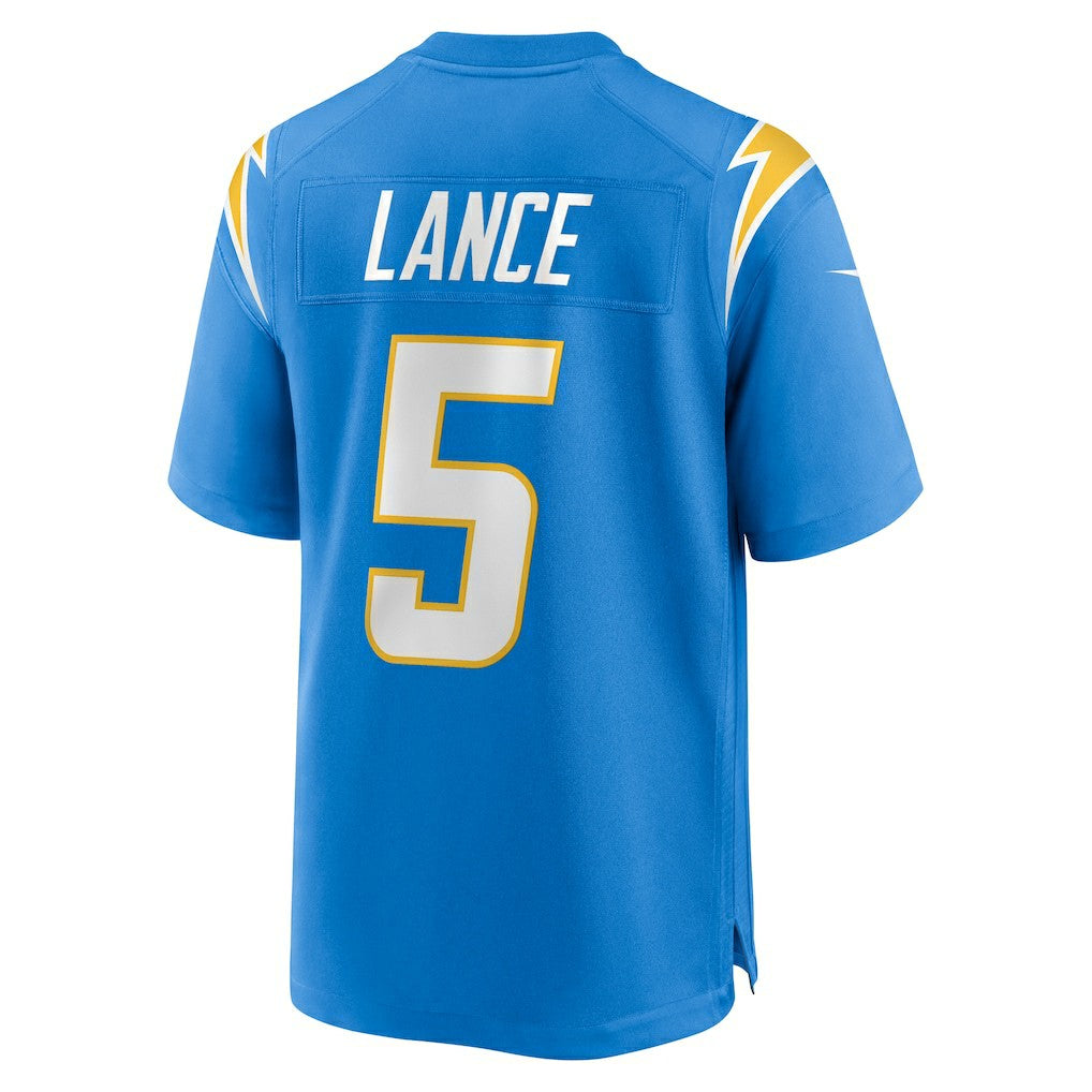 Trey Lance  Team Game Jersey - Los Angeles Chargers