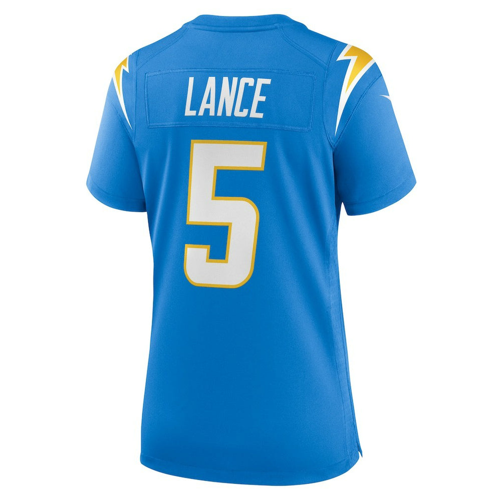 Trey Lance  Women's Team Game Jersey - Los Angeles Chargers