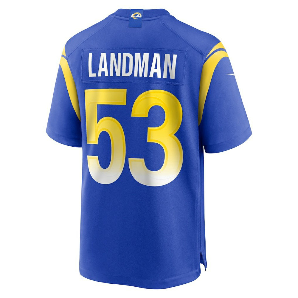 Nate Landman  Team Game Jersey - Los Angeles Rams