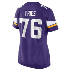 Will Fries  Women's Team Game Jersey - Minnesota Vikings