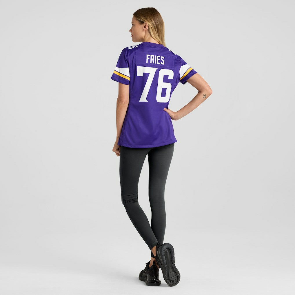 Will Fries  Women's Team Game Jersey - Minnesota Vikings