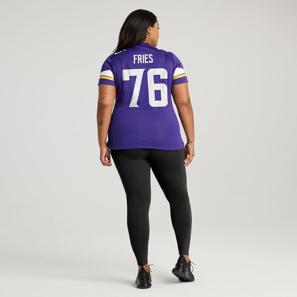 Will Fries  Women's Team Game Jersey - Minnesota Vikings