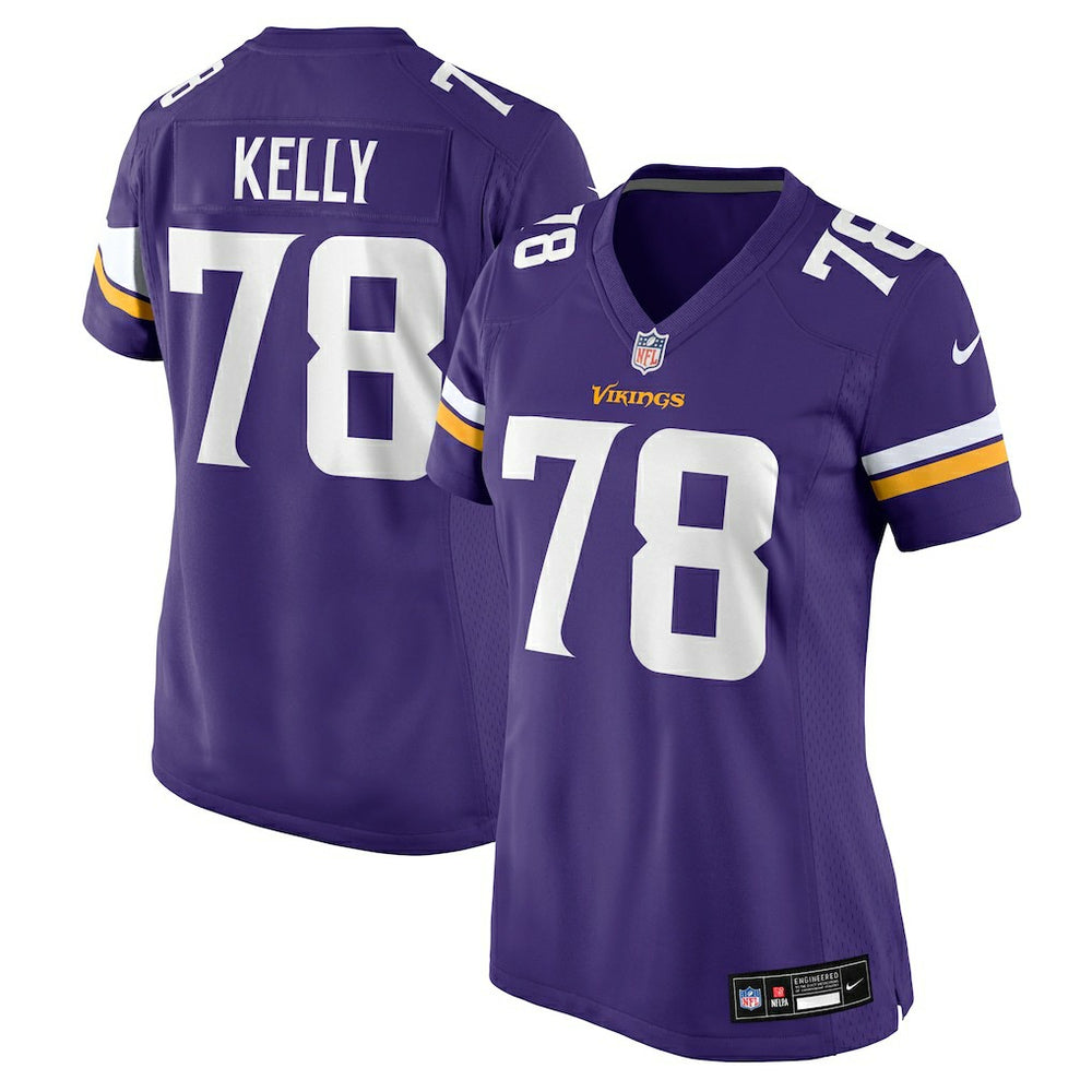 Ryan Kelly  Women's Team Game Jersey - Minnesota Vikings