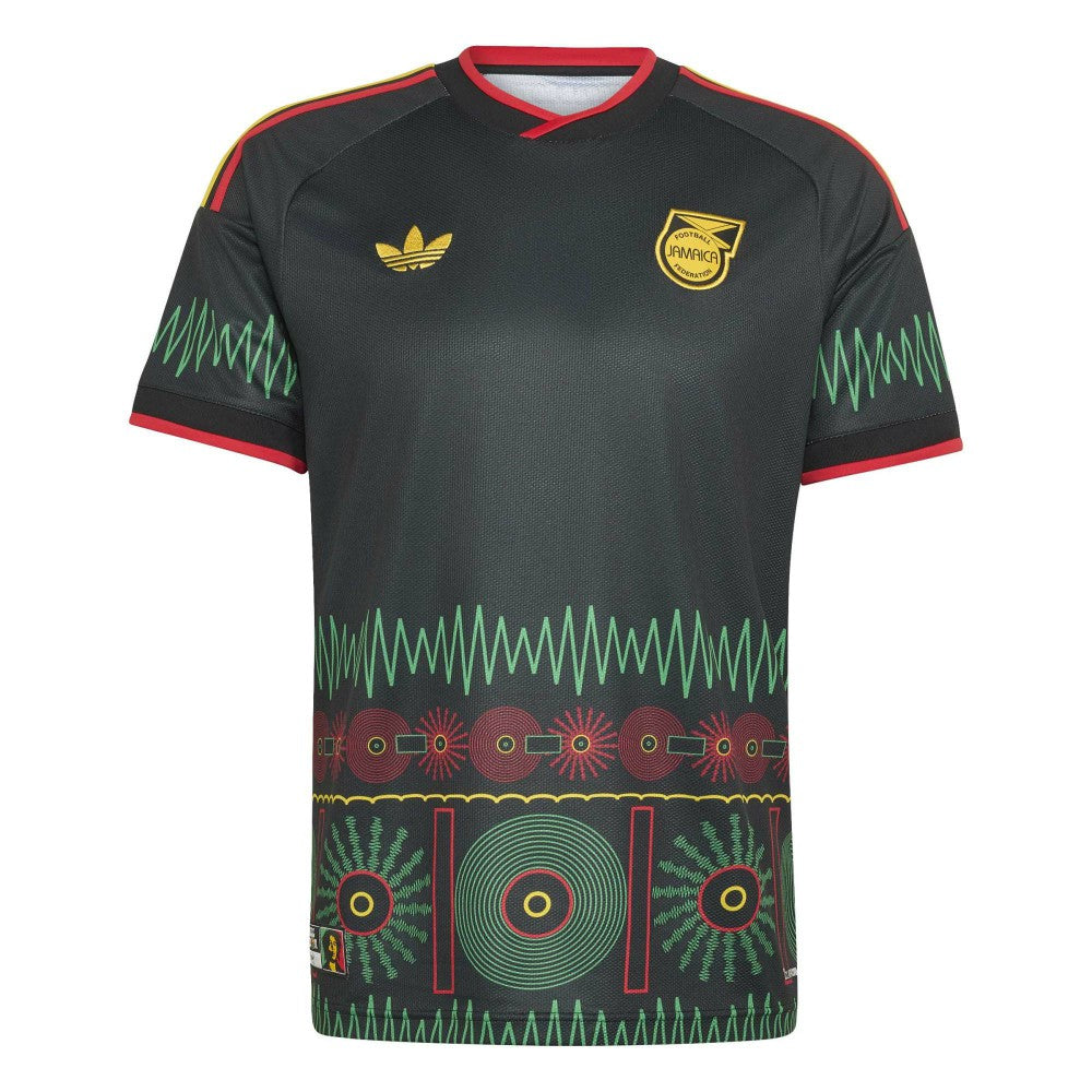Jamaica National Team 2026 Away Replica Jersey - Adidas Black