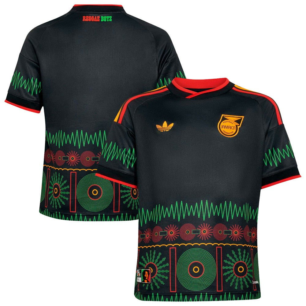 Jamaica National Team Youth 2026 Replica Jersey - Adidas Black