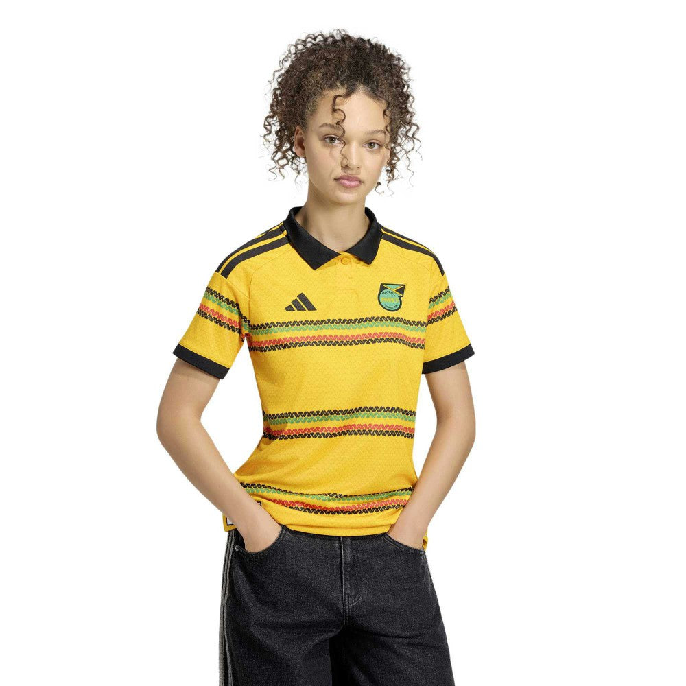 Jamaica National Team Women's 2026 Home Replica Jersey - Adidas Yellow