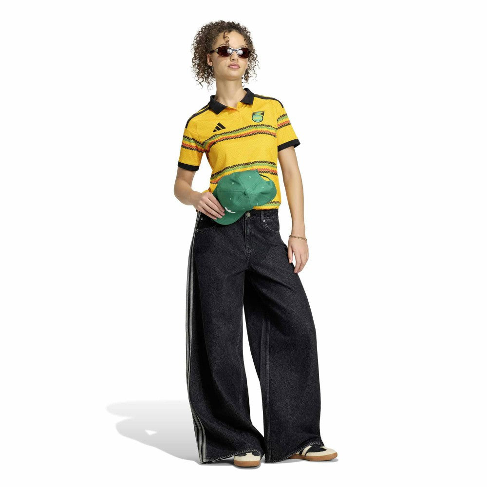 Jamaica National Team Women's 2026 Home Replica Jersey - Adidas Yellow
