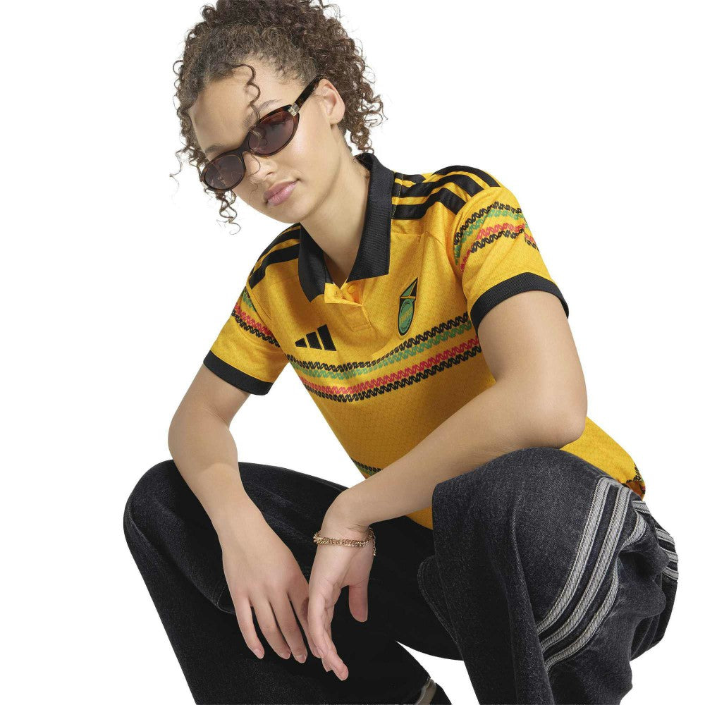 Jamaica National Team Women's 2026 Home Replica Jersey - Adidas Yellow