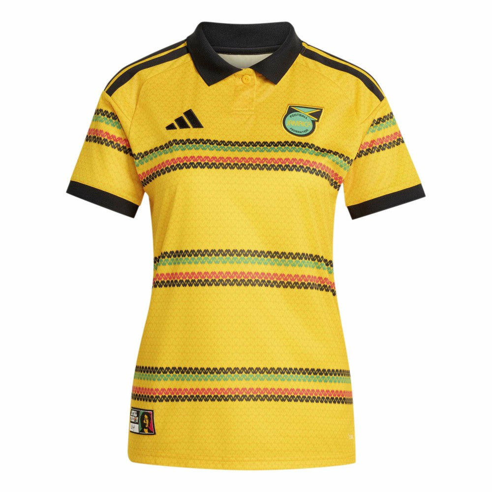 Jamaica National Team Women's 2026 Home Replica Jersey - Adidas Yellow