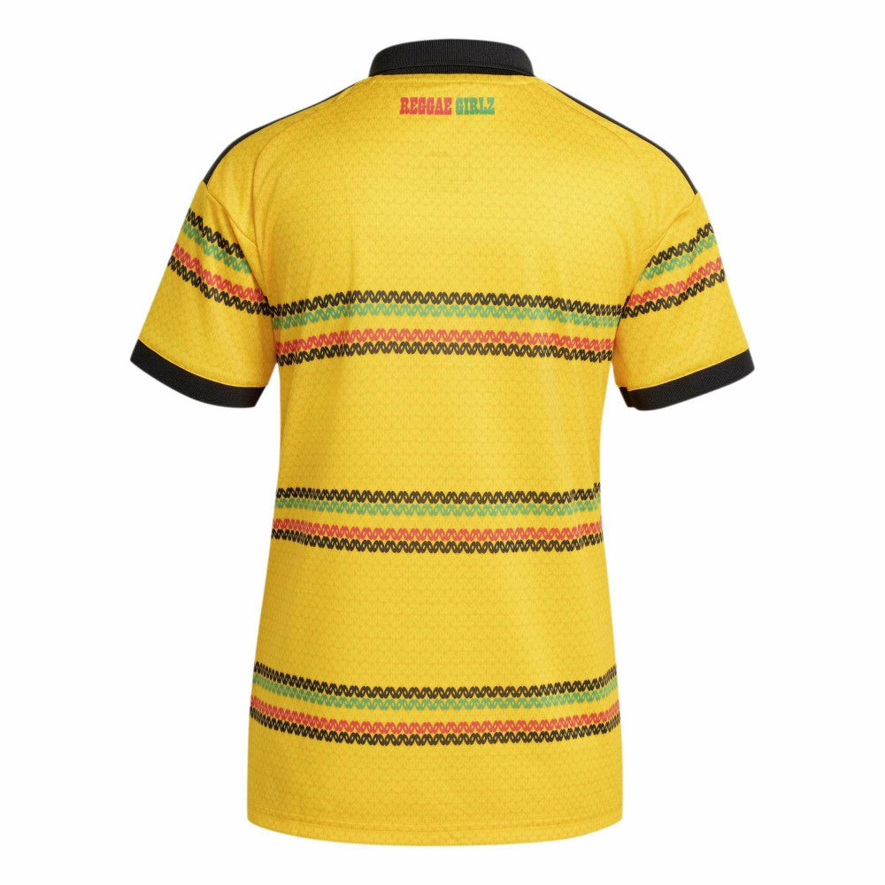 Jamaica National Team Women's 2026 Home Replica Jersey - Adidas Yellow