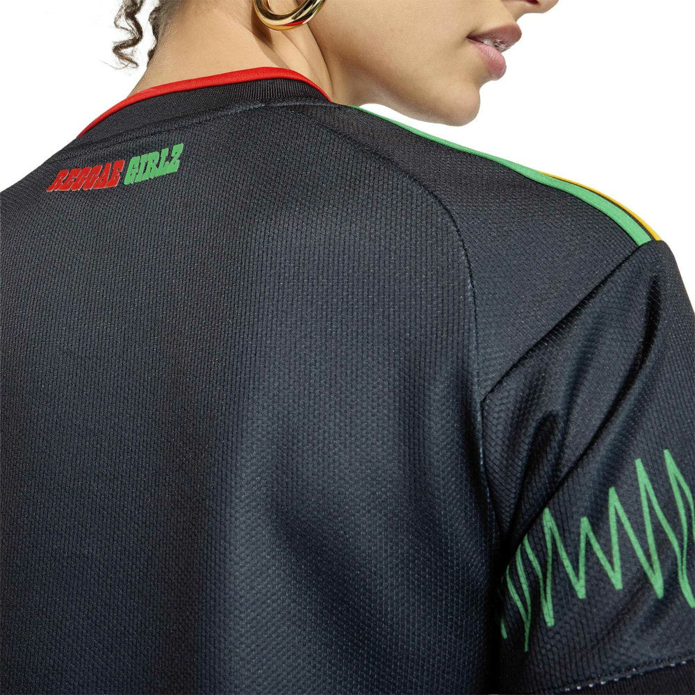 Jamaica National Team Women's 2026 Away Replica Jersey - Adidas Black