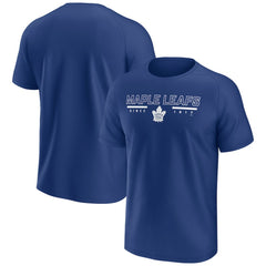 NHL Blue Toronto Maple Leafs Fanatics Established Raglan T-Shirt