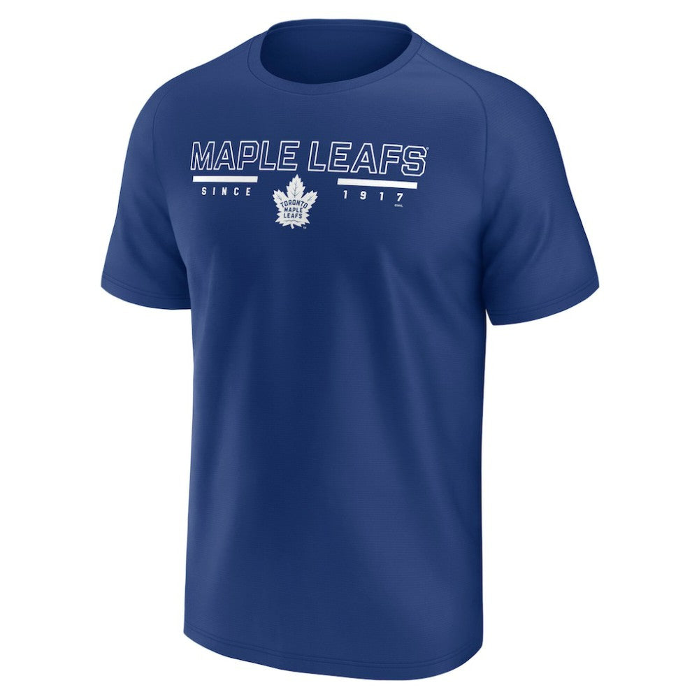 NHL Blue Toronto Maple Leafs Fanatics Established Raglan T-Shirt