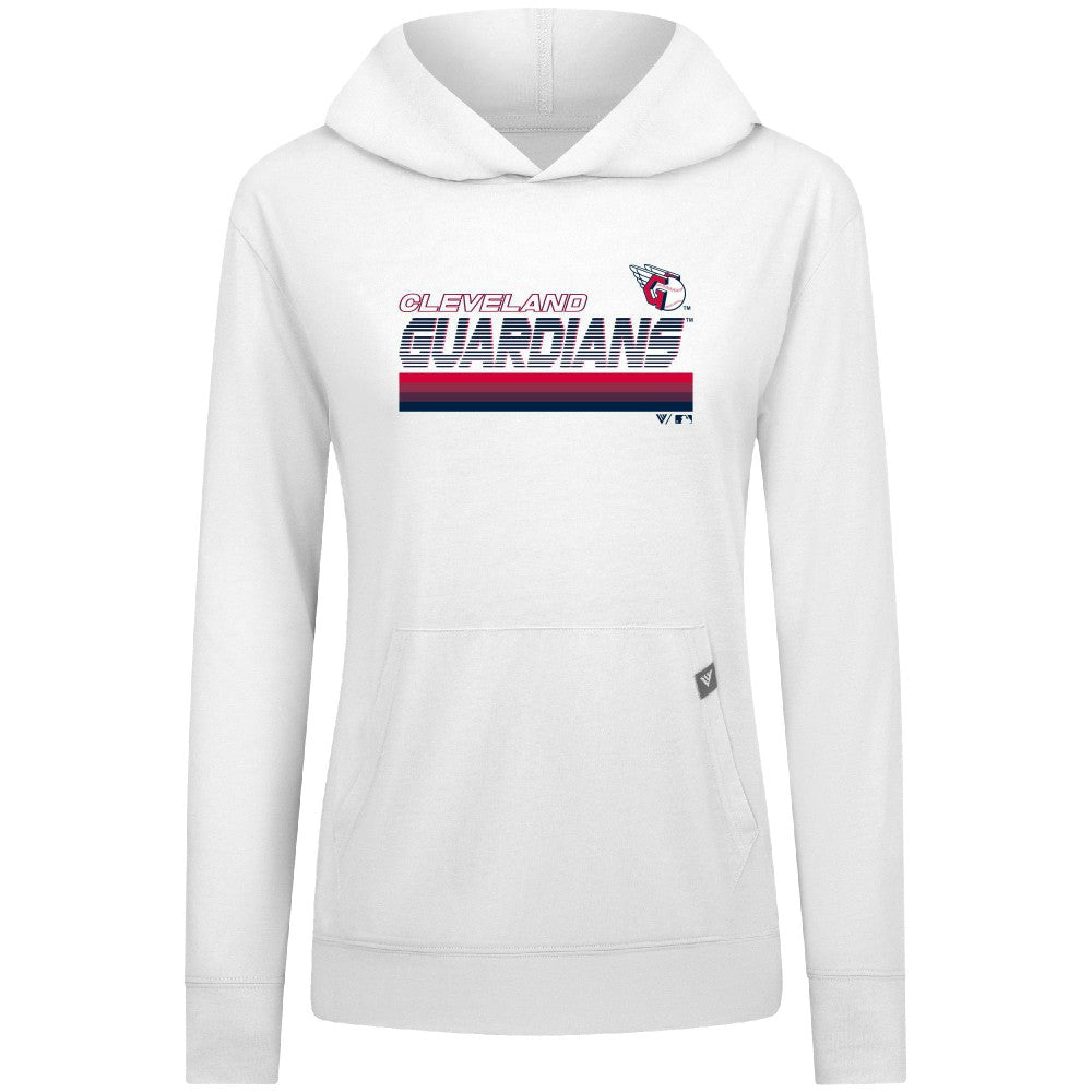 MLB Cleveland Guardians Levelwear Women's Relay Breaker Pullover Hoodie