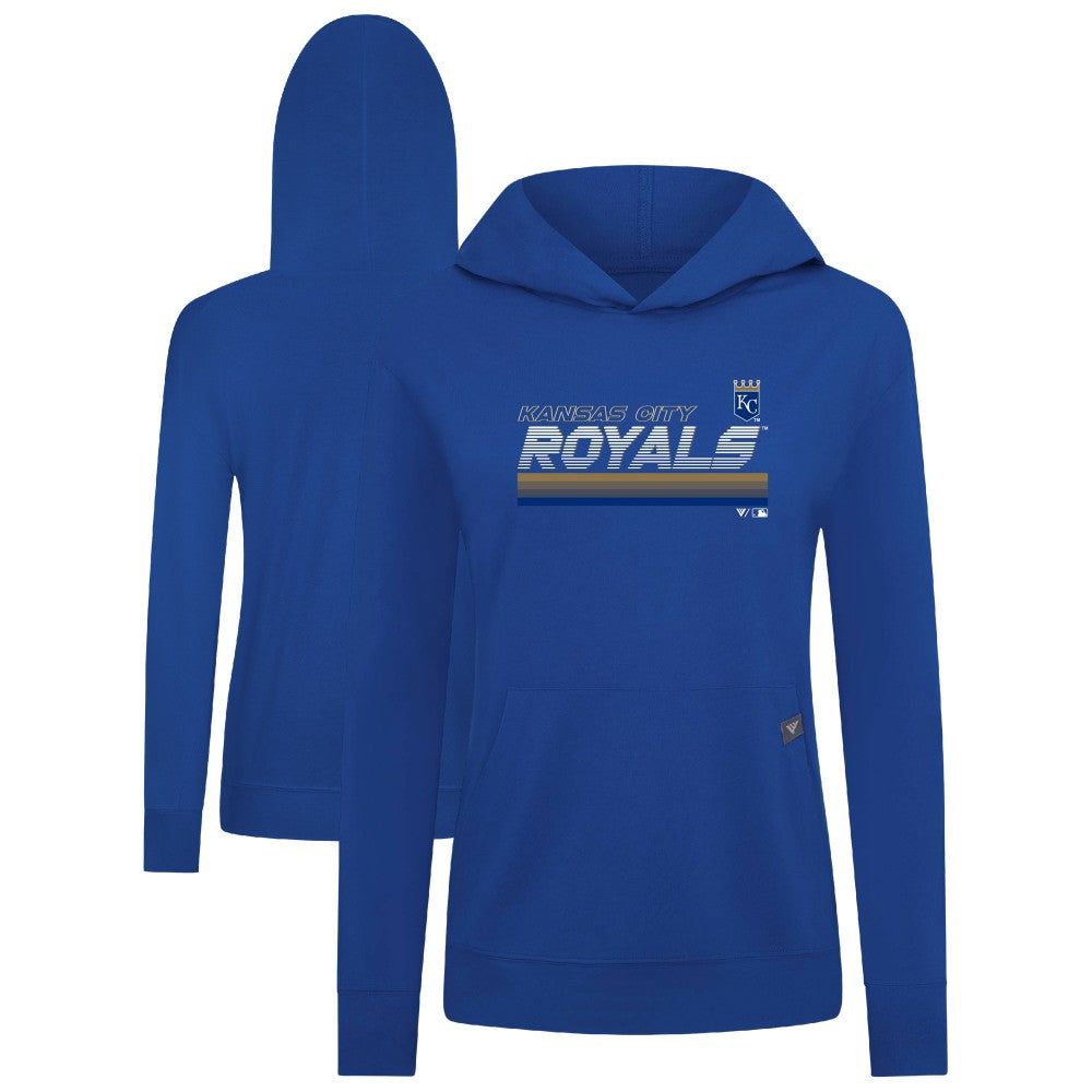 MLB Kansas City Royals Levelwear Women's Relay Breaker Pullover Hoodie