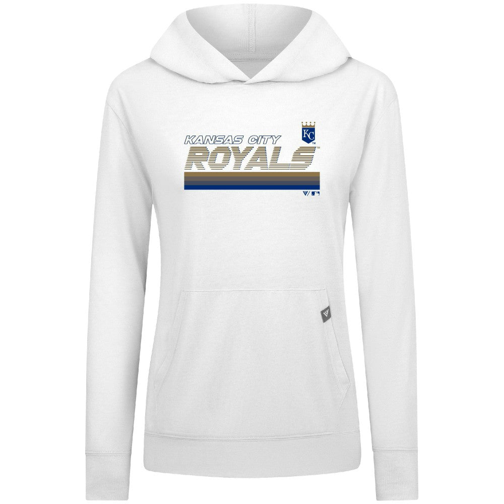 MLB Kansas City Royals Levelwear Women's Relay Breaker Pullover Hoodie