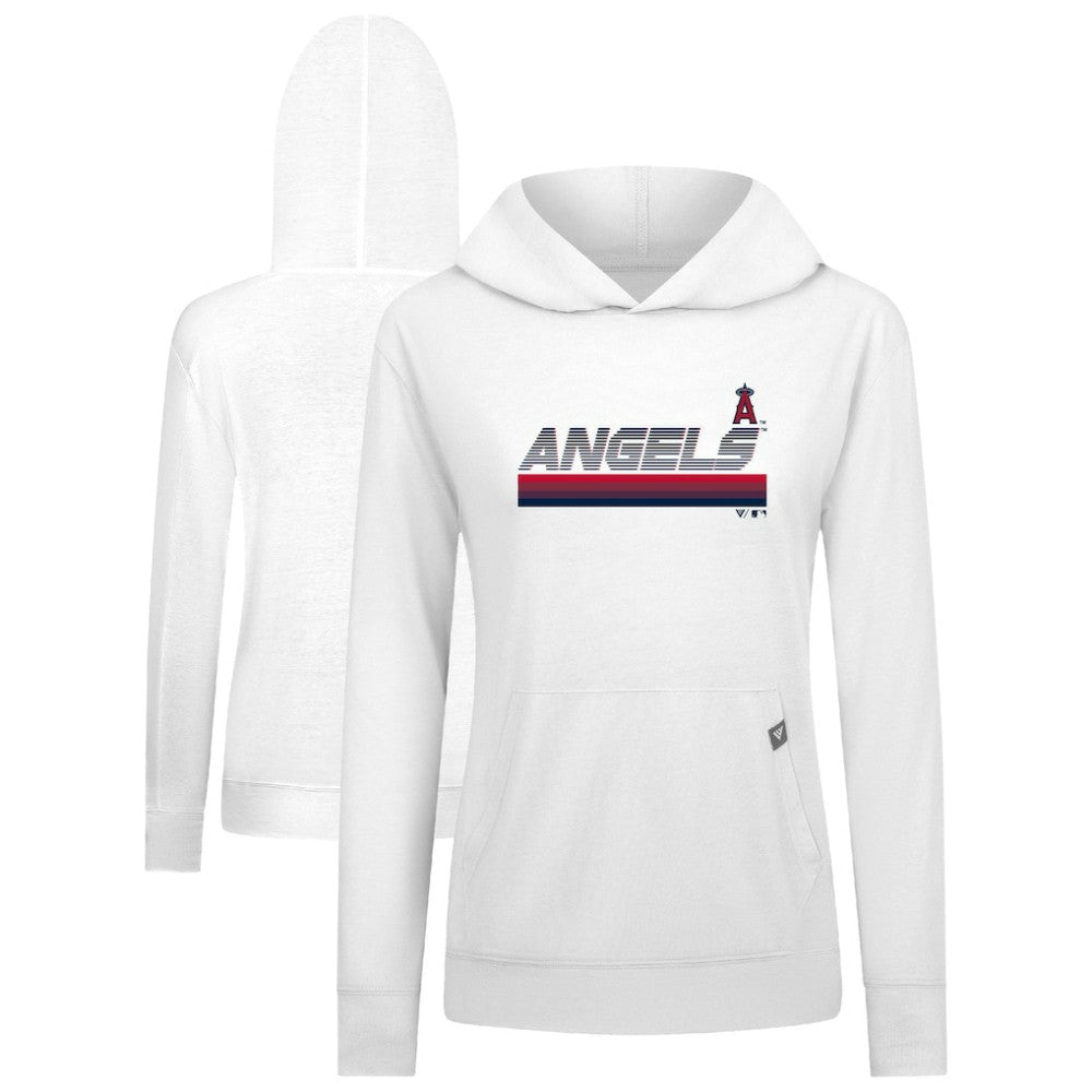 MLB Los Angeles Angels Levelwear Women's Relay Breaker Pullover Hoodie