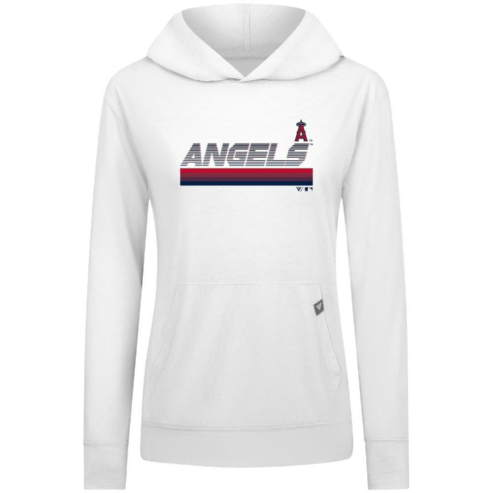 MLB Los Angeles Angels Levelwear Women's Relay Breaker Pullover Hoodie