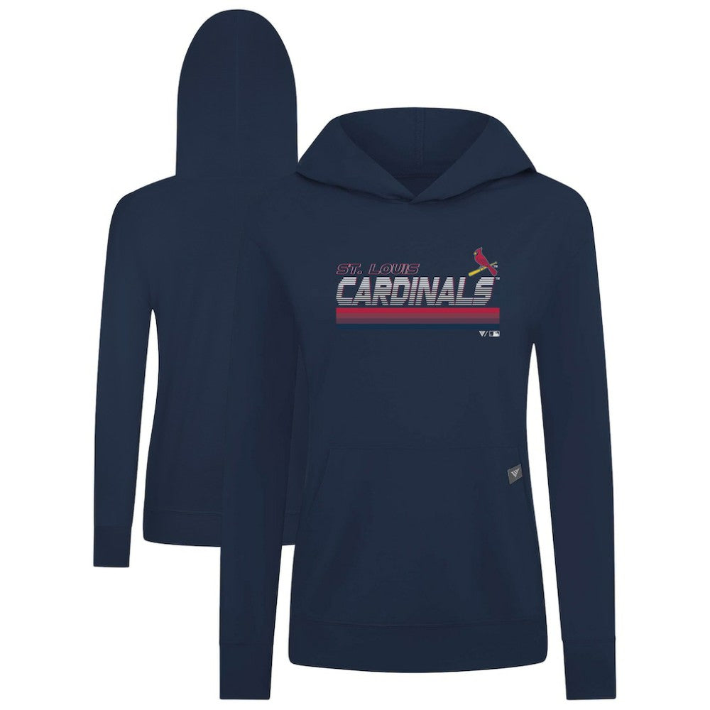 MLB St. Louis Cardinals Levelwear Women's Relay Breaker Pullover Hoodie