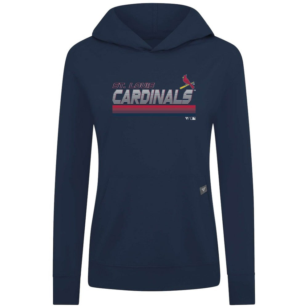 MLB St. Louis Cardinals Levelwear Women's Relay Breaker Pullover Hoodie