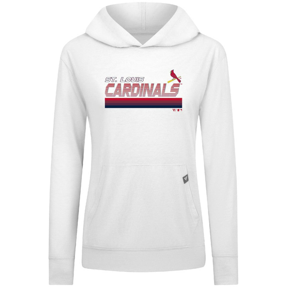 MLB St. Louis Cardinals Levelwear Women's Relay Breaker Pullover Hoodie