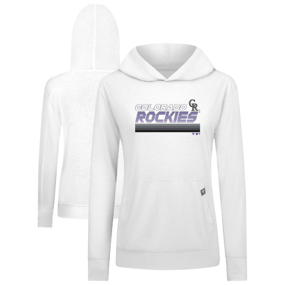 MLB Colorado Rockies Levelwear Women's Relay Breaker Pullover Hoodie