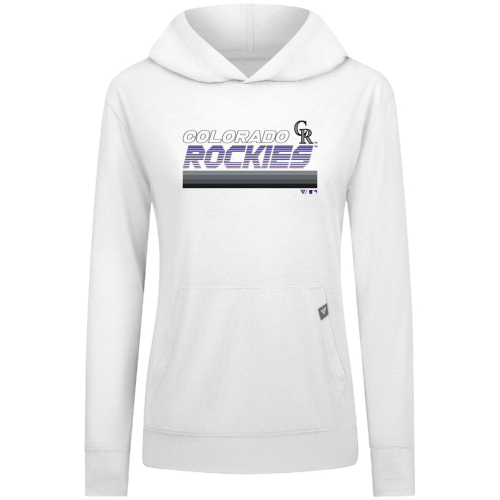 MLB Colorado Rockies Levelwear Women's Relay Breaker Pullover Hoodie