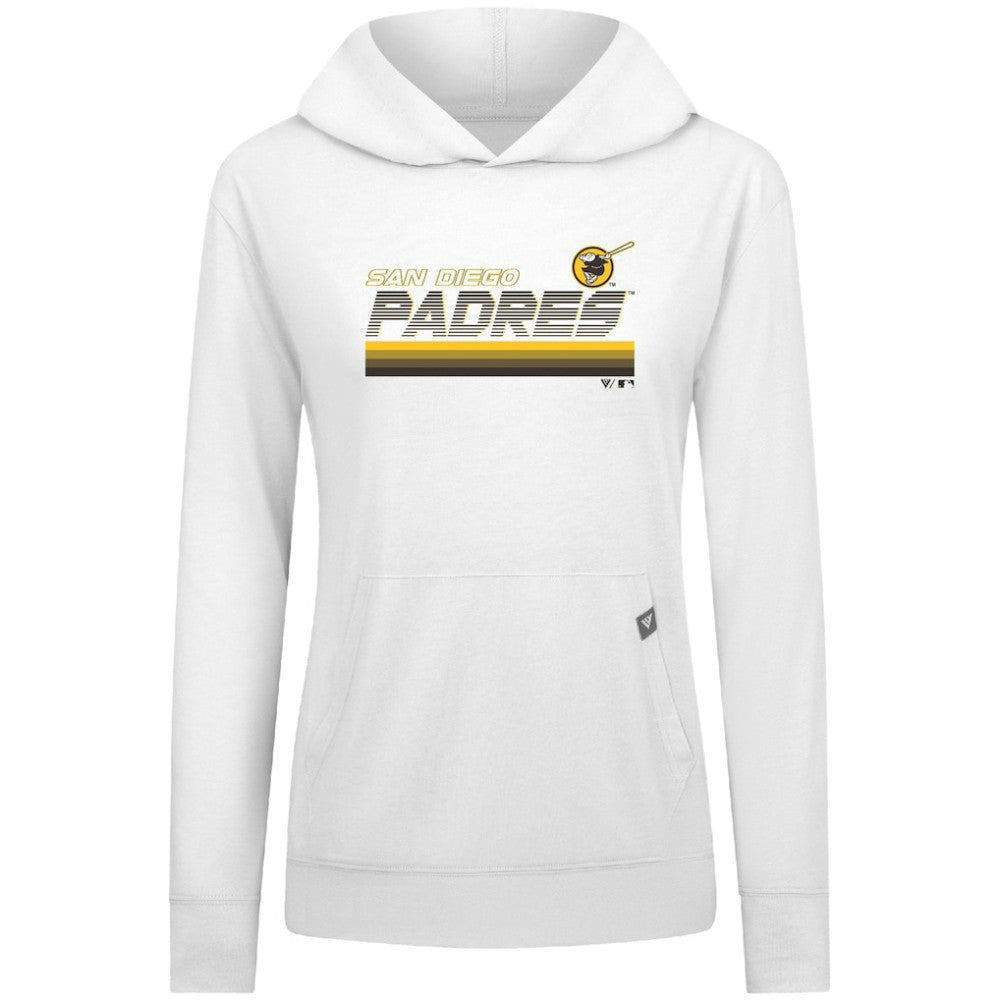 MLB San Diego Padres Levelwear Women's Relay Breaker Pullover Hoodie