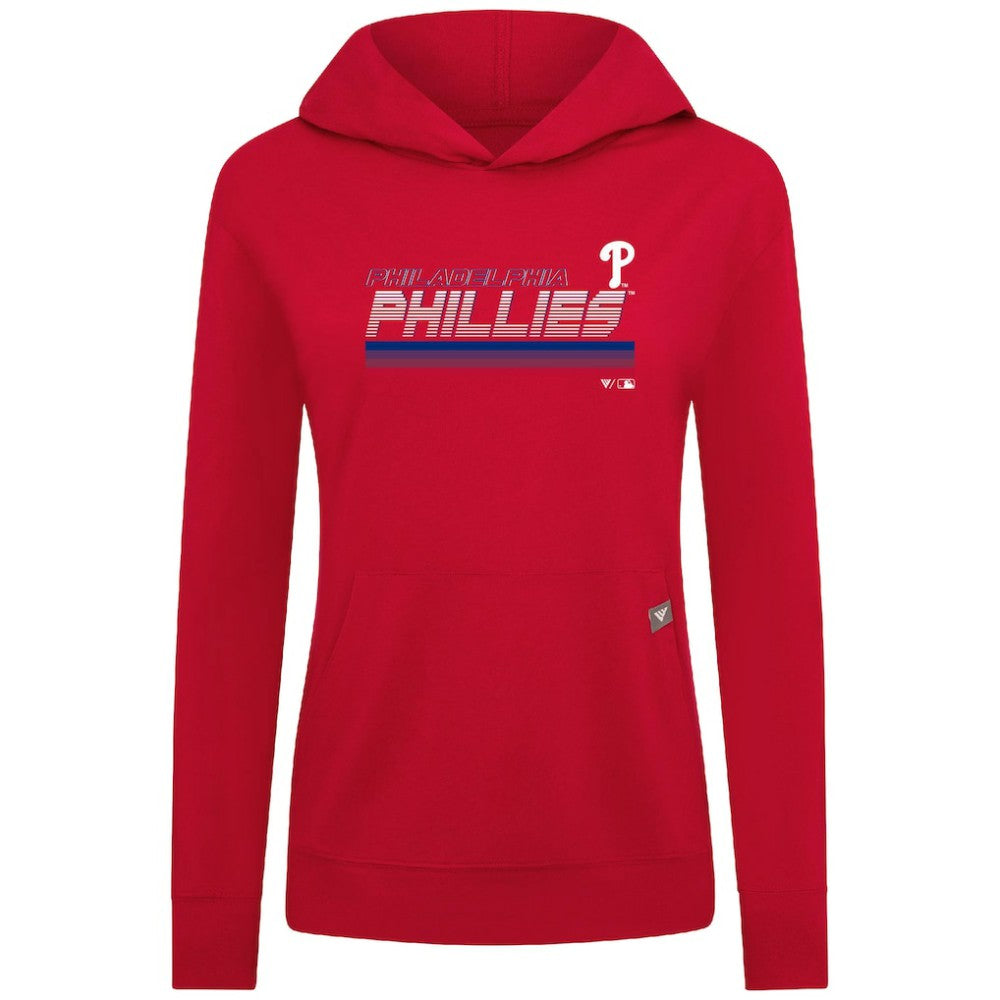 MLB Philadelphia Phillies Levelwear Women's Relay Breaker Pullover Hoodie