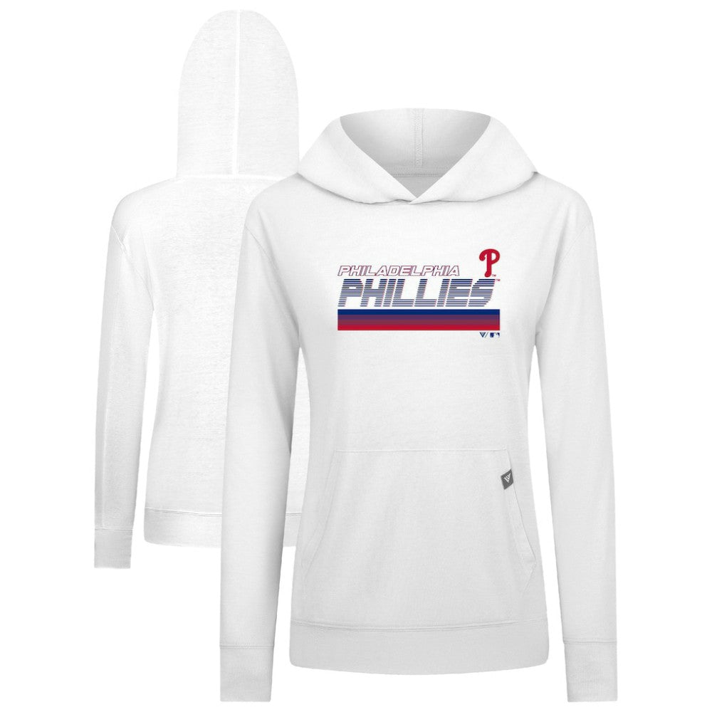 MLB Philadelphia Phillies Levelwear Women's Relay Breaker Pullover Hoodie