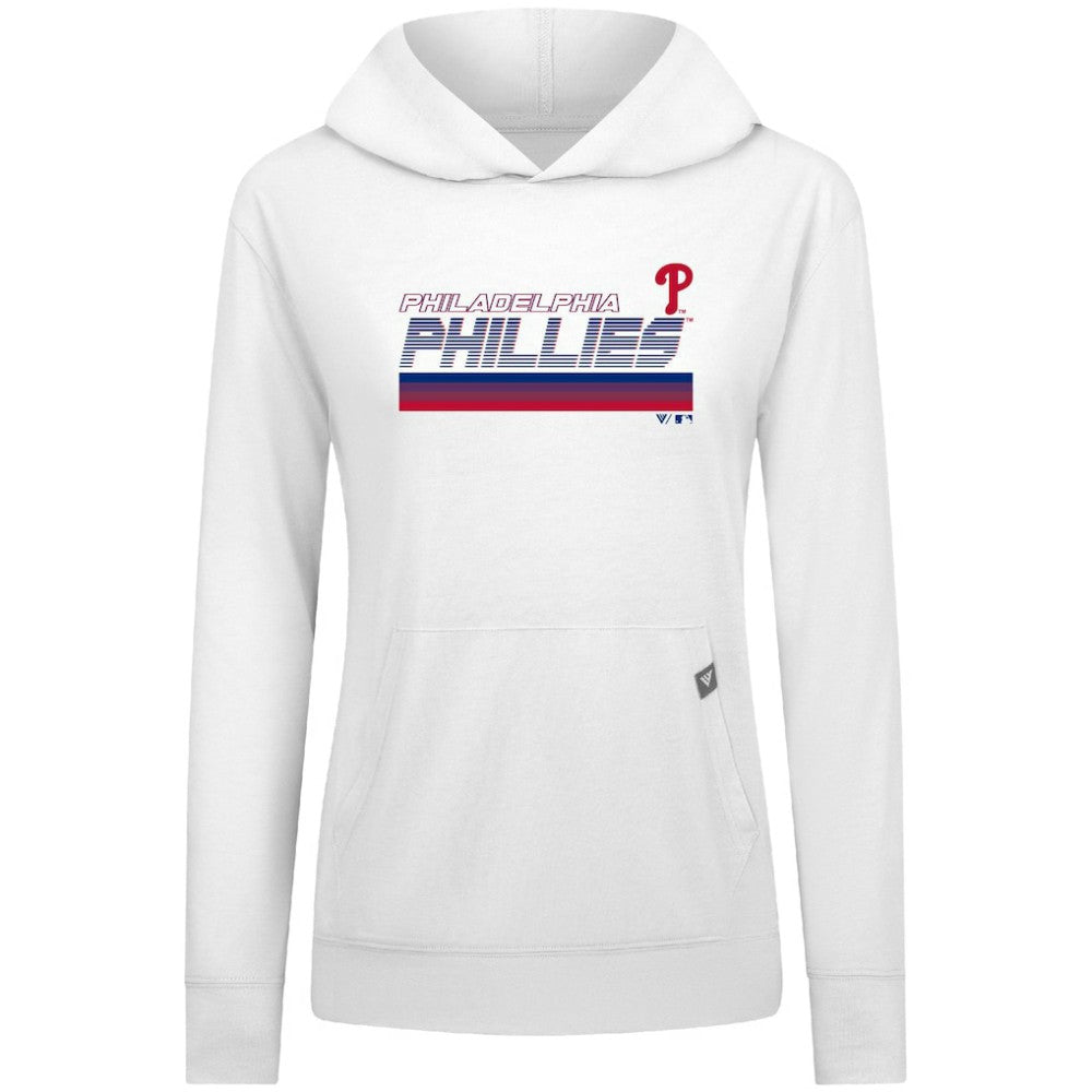 MLB Philadelphia Phillies Levelwear Women's Relay Breaker Pullover Hoodie