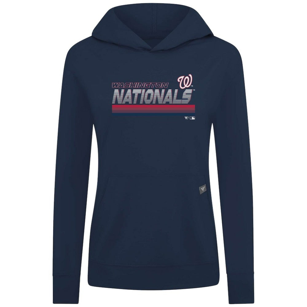 MLB Washington Nationals Levelwear Women's Relay Breaker Pullover Hoodie