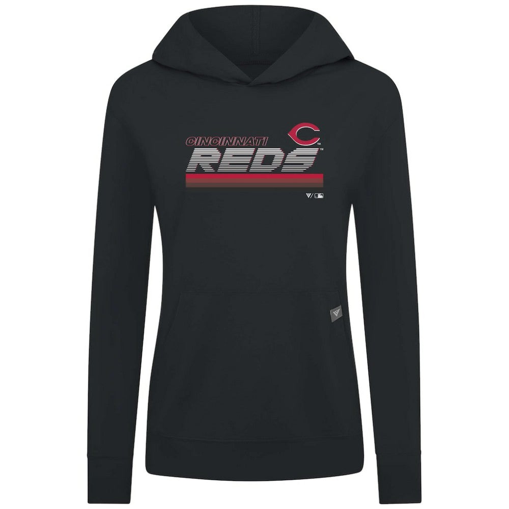 MLB Cincinnati Reds Levelwear Women's Relay Breaker Pullover Hoodie