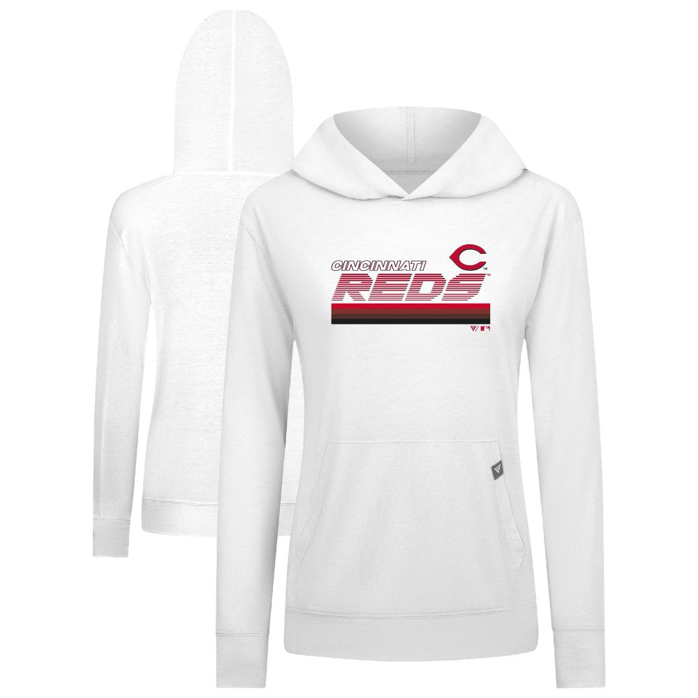 MLB Cincinnati Reds Levelwear Women's Relay Breaker Pullover Hoodie