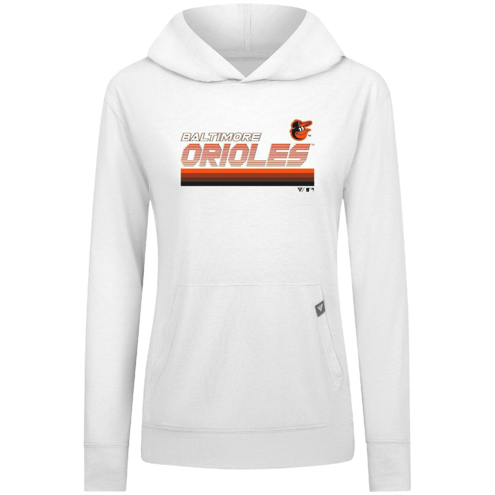 MLB Baltimore Orioles Levelwear Women's Relay Breaker Pullover Hoodie