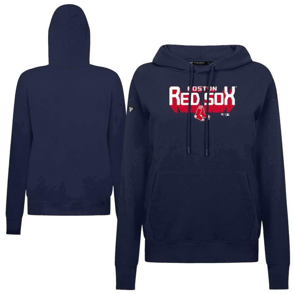 MLB Boston Red Sox Levelwear Women's Adorn Retro 3D Pullover Hoodie
