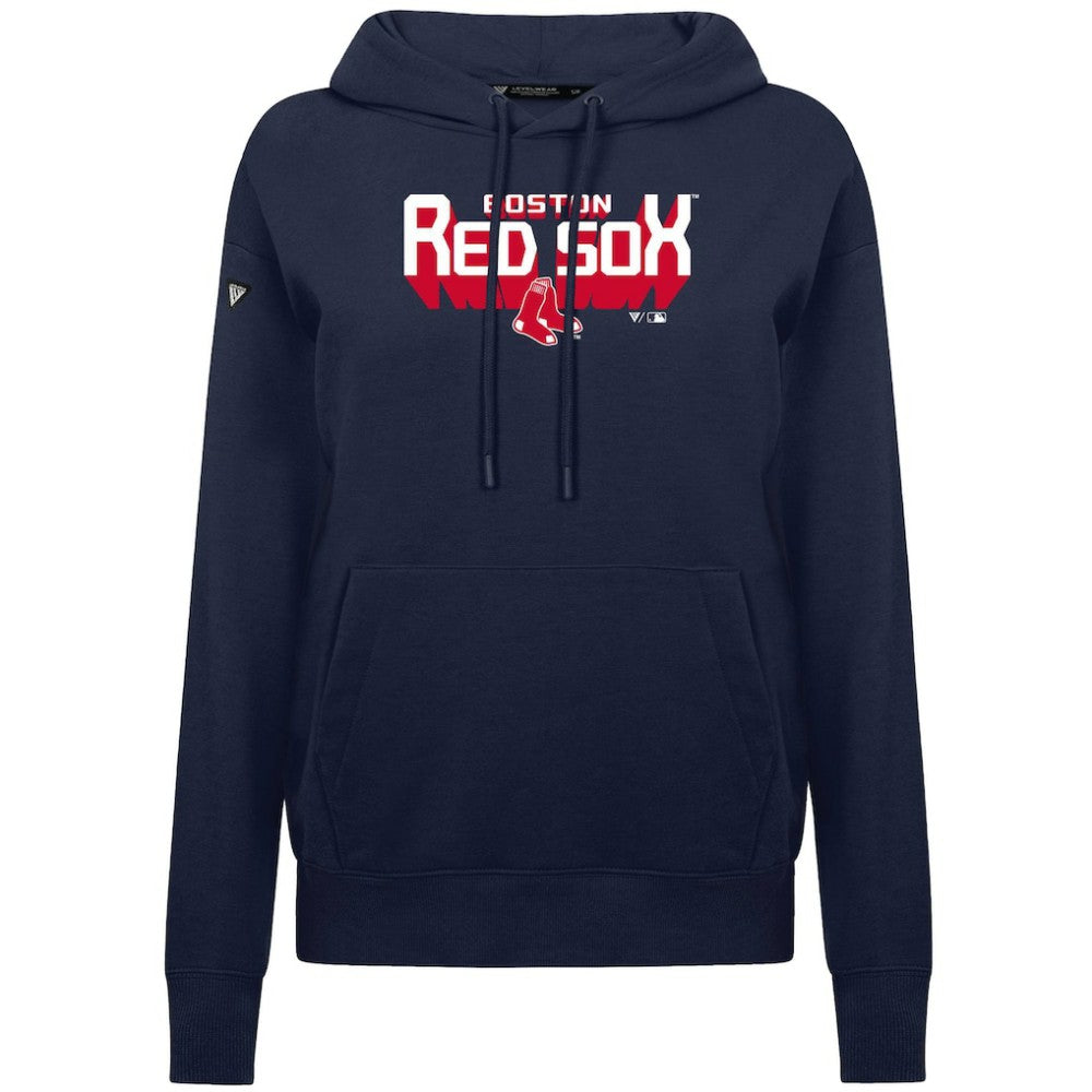 MLB Boston Red Sox Levelwear Women's Adorn Retro 3D Pullover Hoodie