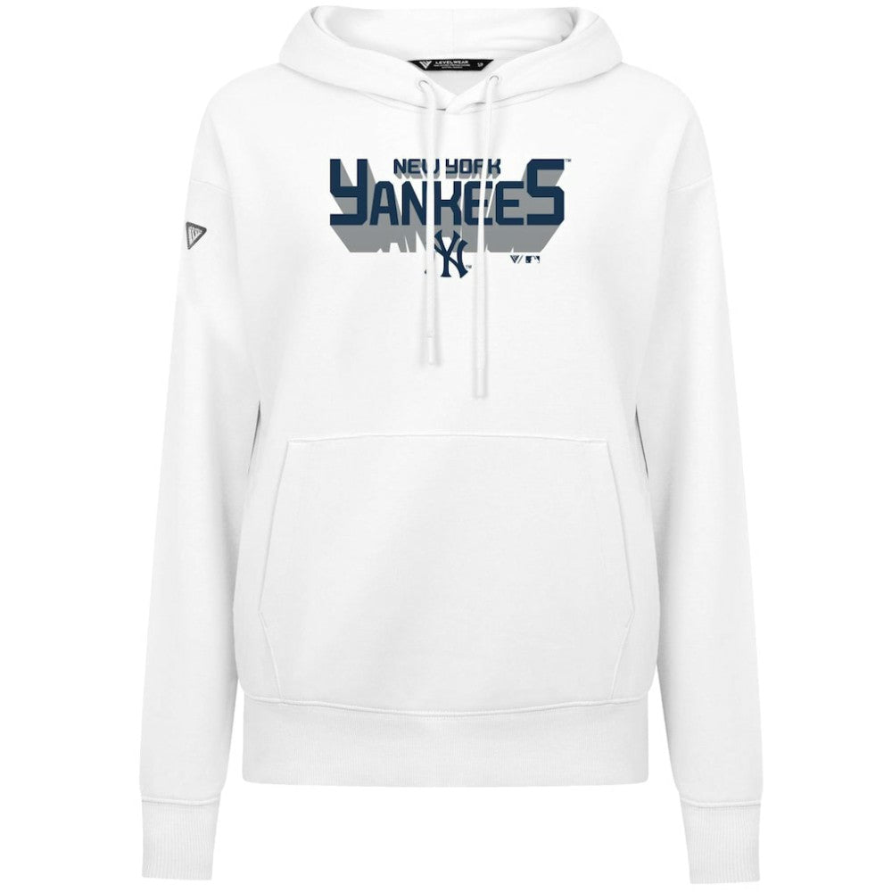 MLB New York Yankees Levelwear Women's Adorn Retro 3D Pullover Hoodie